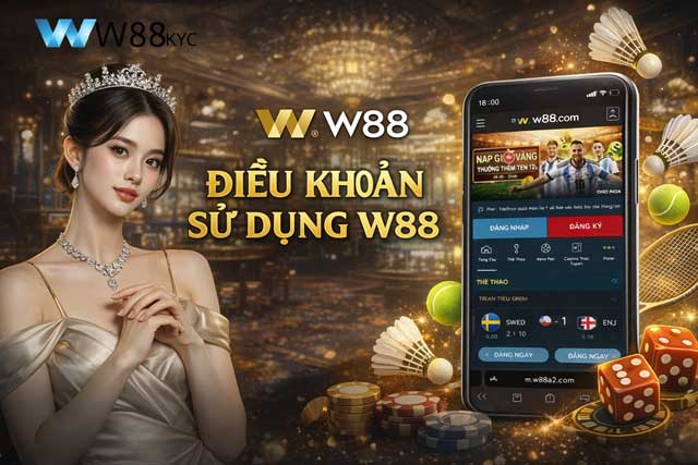 Điều Khoản Sử Dụng W88 1 Bản điều khoản sử dụng chính thức tại hệ thống nhà cái W88 ThoughtStack